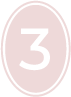 numero 3 con fondo rosa
